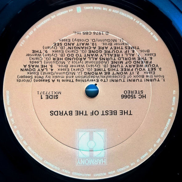 The Byrds – The Best Of LP vinyl record, image 3 of 4