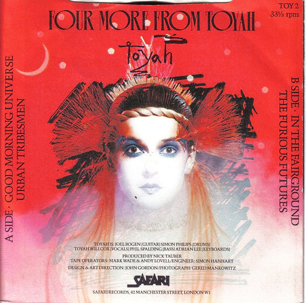 Toyah – Four More From Toyah 7" vinyl record, image 2 of 4