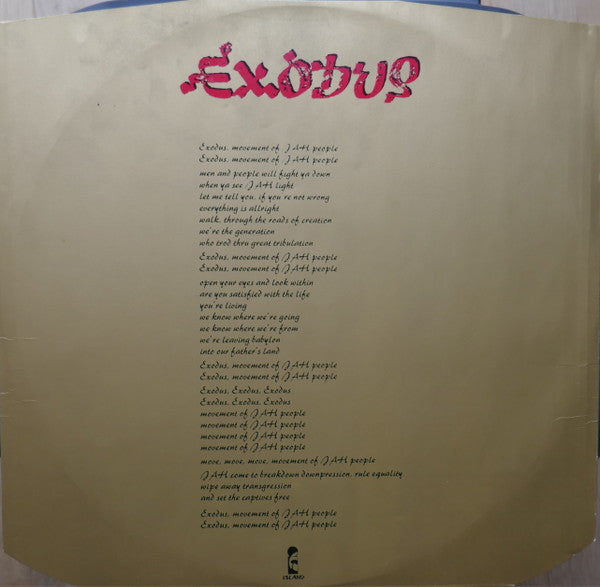 Bob Marley & The Wailers – Exodus LP vinyl record, image 5 of 6