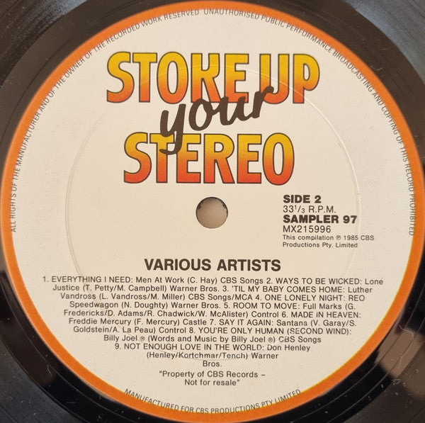 Various – Stoke Up Your Stereo LP vinyl record, image 4 of 6