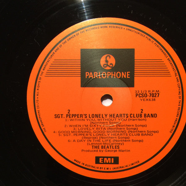 The Beatles – Sgt. Pepper's Lonely Hearts Club Band LP vinyl record, image 4 of 4