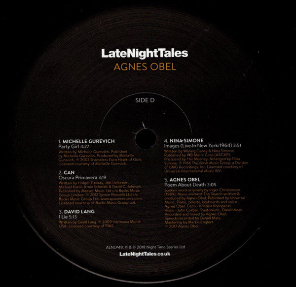 Agnes Obel – LateNightTales (2xLP) LP vinyl record, image 7 of 8
