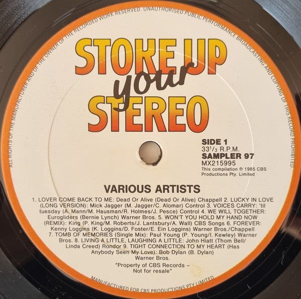 Various – Stoke Up Your Stereo LP vinyl record, image 3 of 6