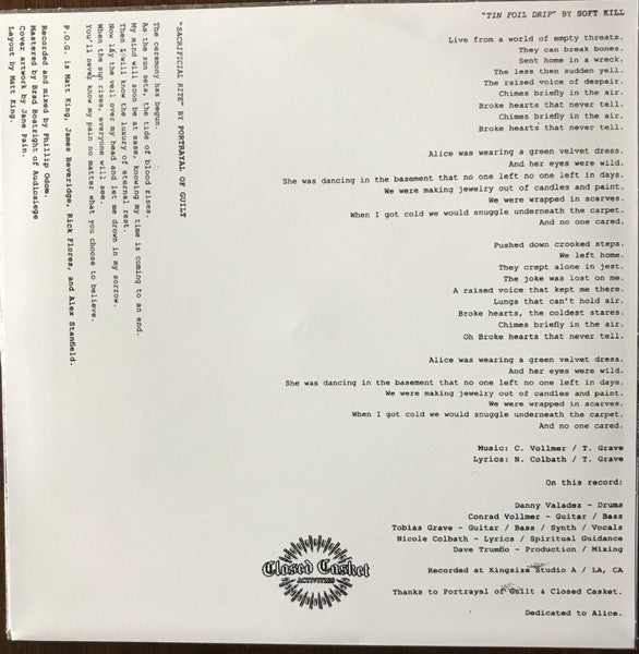 Portrayal Of Guilt, Soft Kill – Portrayal Of Guilt / Soft Kill 7" vinyl record, image 3 of 7