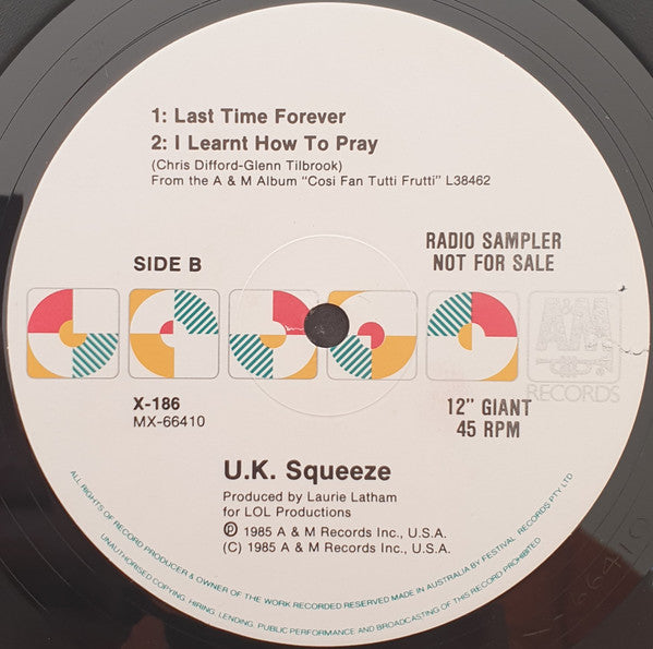 Squeeze – hits.... 12" vinyl record, image 4 of 4