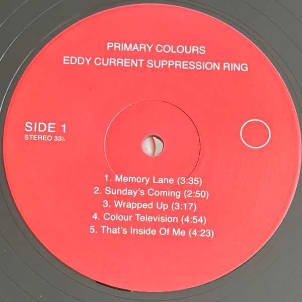 Eddy Current Suppression Ring – Primary Colours LP vinyl record, image 3 of 5