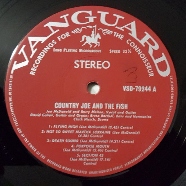 Country Joe And The Fish – Electric Music For The Mind And Body LP vinyl record, image 3 of 3