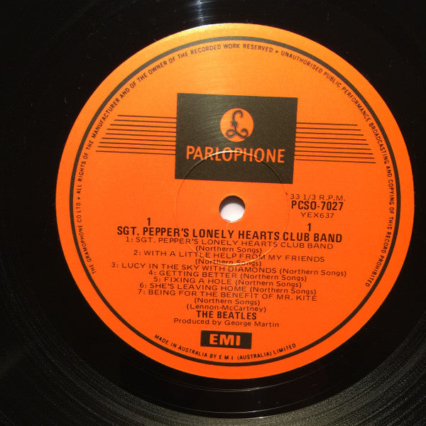 The Beatles – Sgt. Pepper's Lonely Hearts Club Band LP vinyl record, image 3 of 4