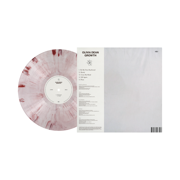 Olivia Dean – Growth EP (10", Pink Marble Vinyl, 5th Anniversary Edition) 10" vinyl record, image 3 of 3