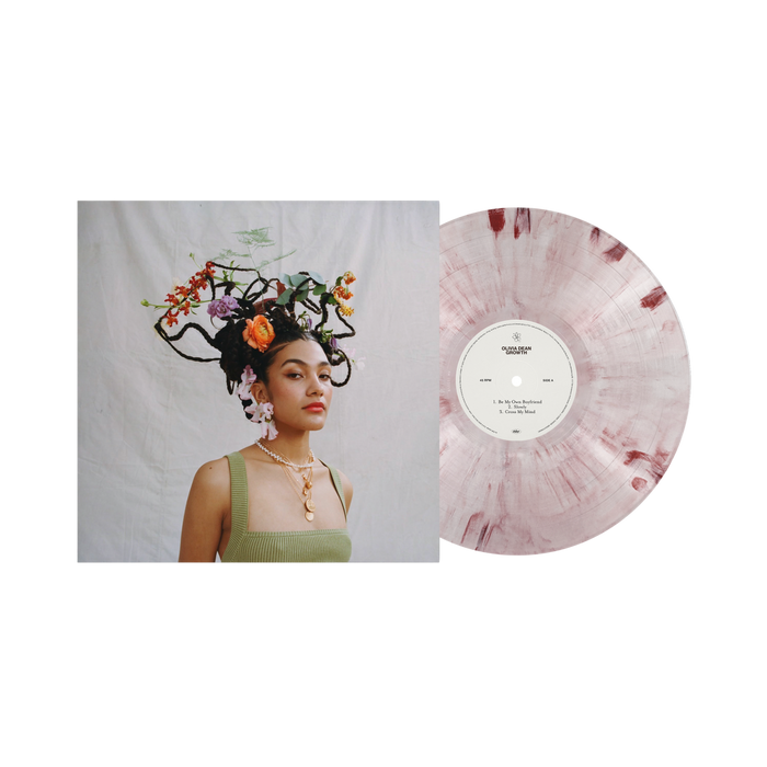Olivia Dean – Growth EP (10", Pink Marble Vinyl, 5th Anniversary Edition) 10" vinyl record, image 2 of 3
