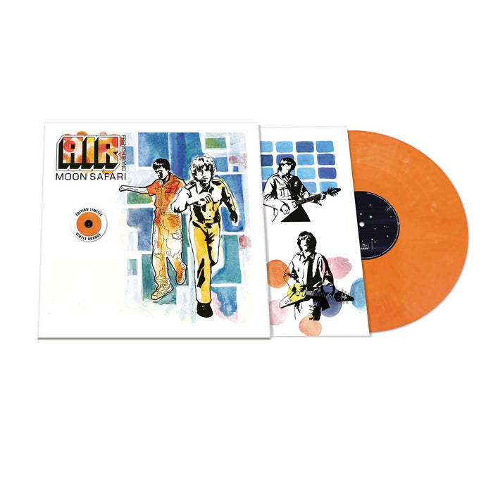Air – Moon Safari (Exclusive Orange vinyl) LP vinyl record, image 2 of 2
