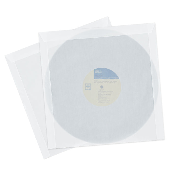 Glassine Paper LP Record Inner Sleeves - Pack of 10