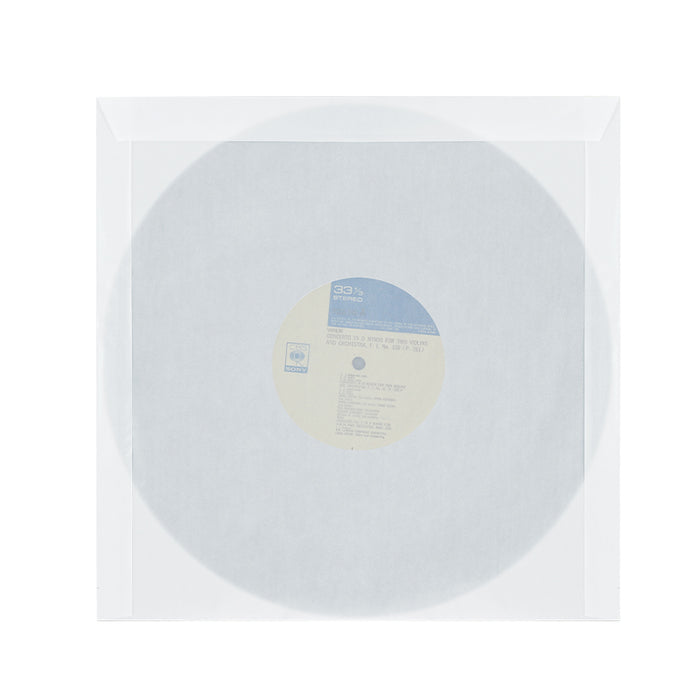 Glassine Paper LP Record Inner Sleeves - Pack of 10