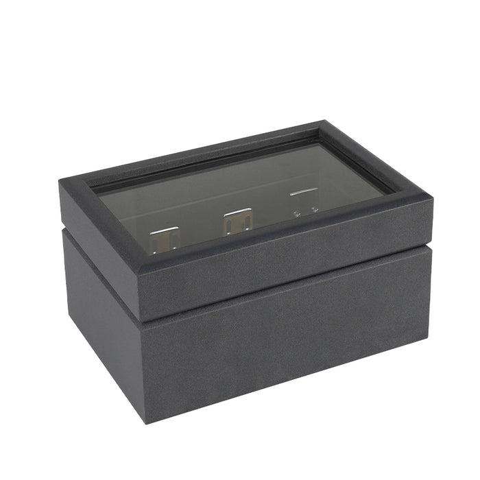 Headshell Storage Box with Glass Lid – Holds 5 Cartridges / Headshells