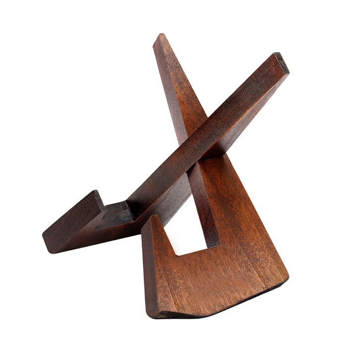 Wooden LP Display Stand – Desktop Vinyl Record Display Holder