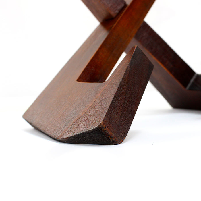 Wooden LP Display Stand – Desktop Vinyl Record Display Holder