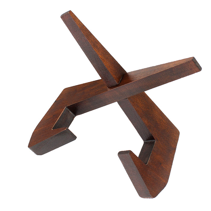 Wooden LP Display Stand – Desktop Vinyl Record Display Holder