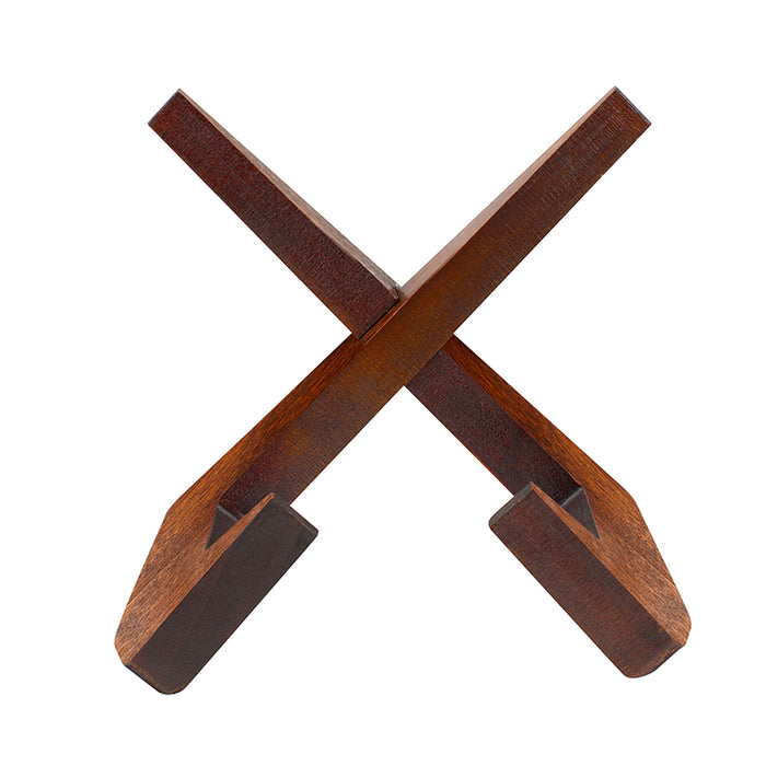 Wooden LP Display Stand – Desktop Vinyl Record Display Holder