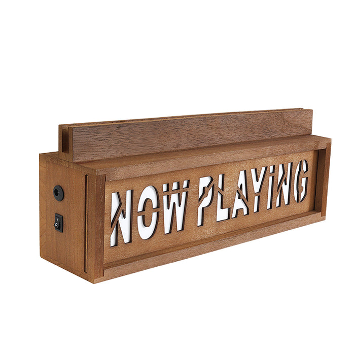 Now Playing Sign