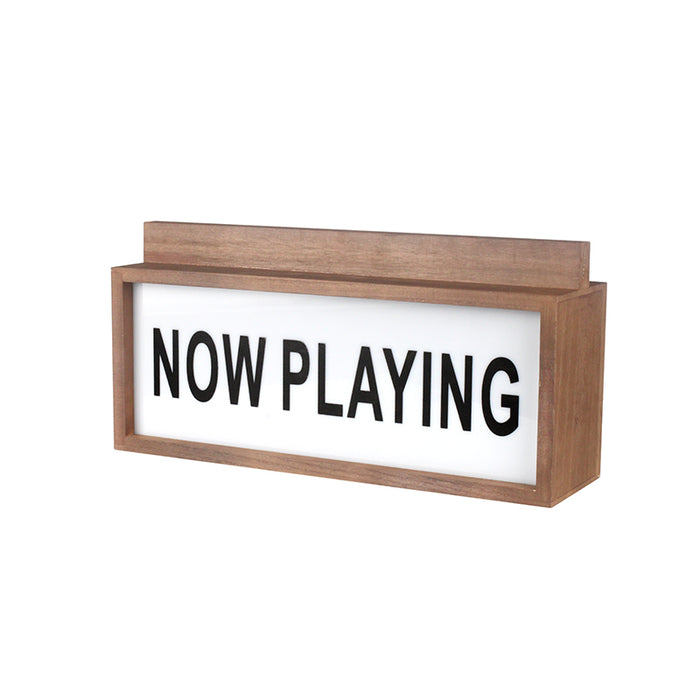 Now Playing Sign
