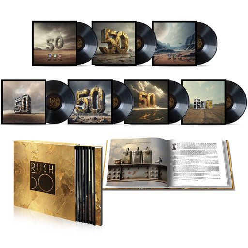 Rush – Rush 50  (Deluxe, 7xLP + Book Box Set) LP vinyl record, image 1 of 4