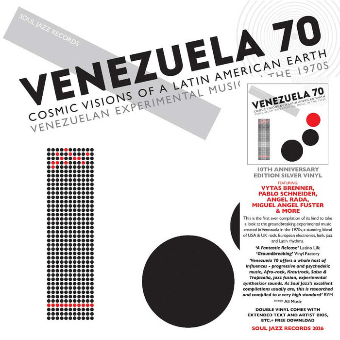 Various - VENEZUELA 70: Cosmic Visions of a Latin American Earth - Venezuelan Experimental Rock in the 1970s (2xLP, Silver Vinyl) - Image 1