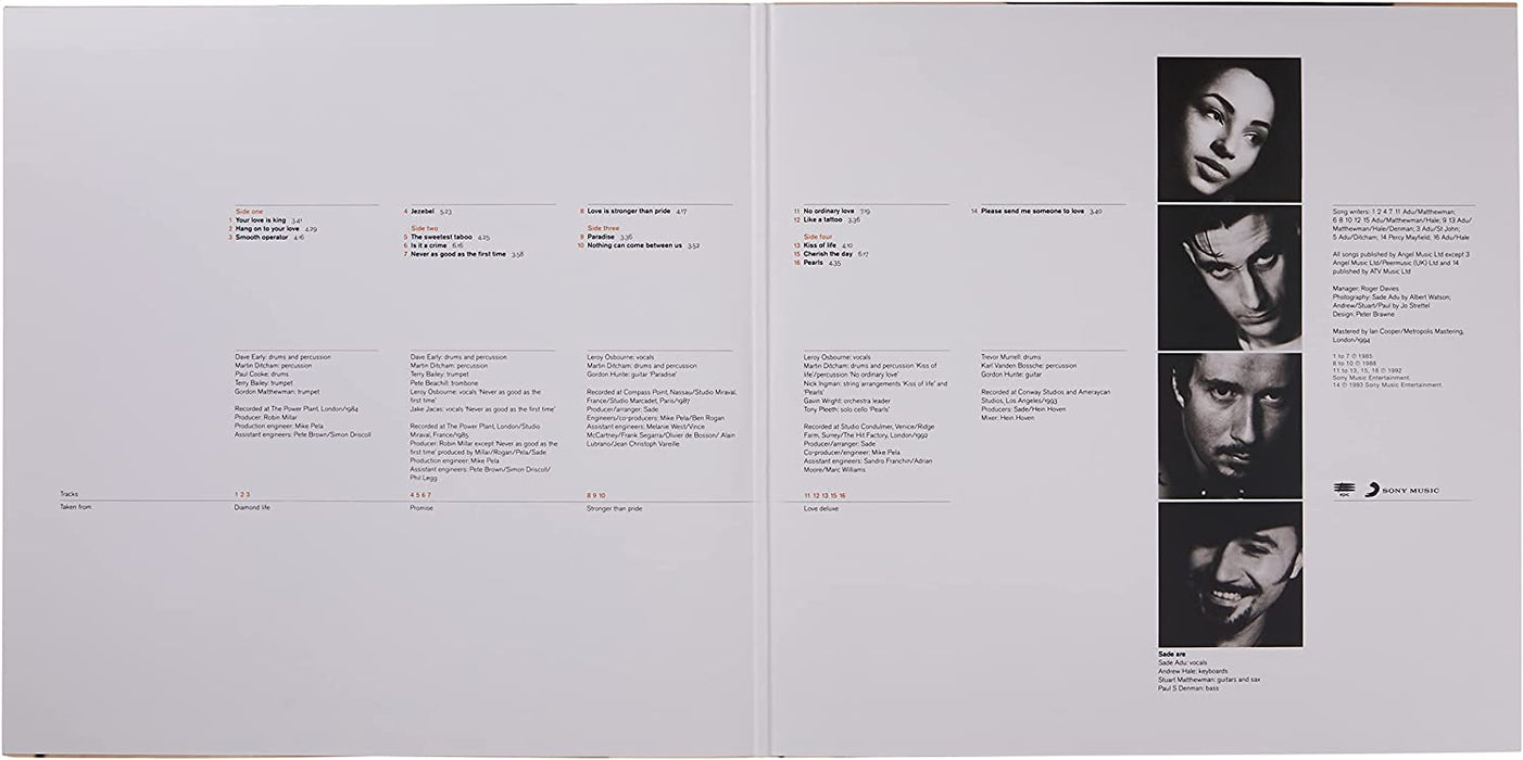 The Best Of Sade – Sade (2xLP) LP vinyl record, image 2 of 2