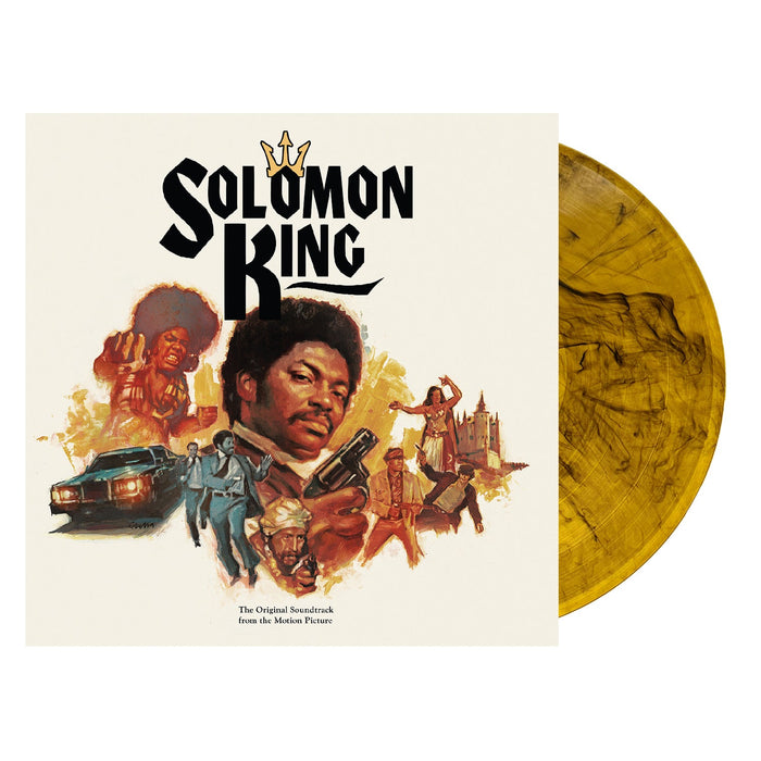 Various – Solomon King (The Original Soundtrack From The Motion Picture, Tiger Swirl vinyl) - Image 2