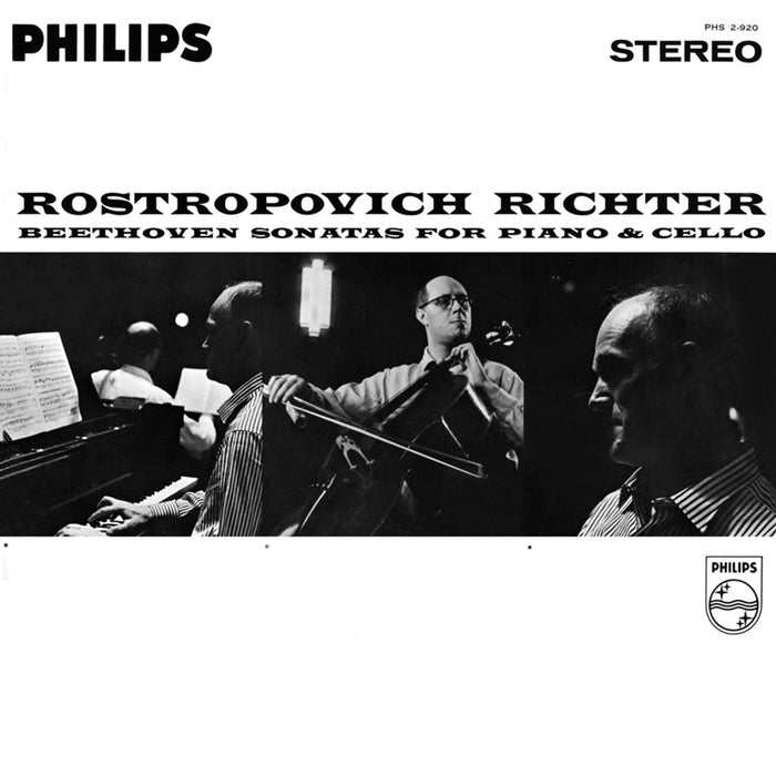 Mstislav Rostropovich, Sviatoslav Richter, Ludwig van Beethoven – Sonatas For Piano & Cello (2xLP, Speakers Corner) LP vinyl record