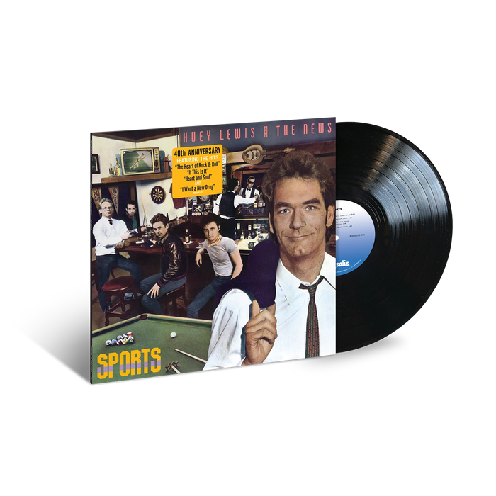 Huey Lewis and the News – Sports (40th Anniversary Edition) LP vinyl record, image 3 of 3