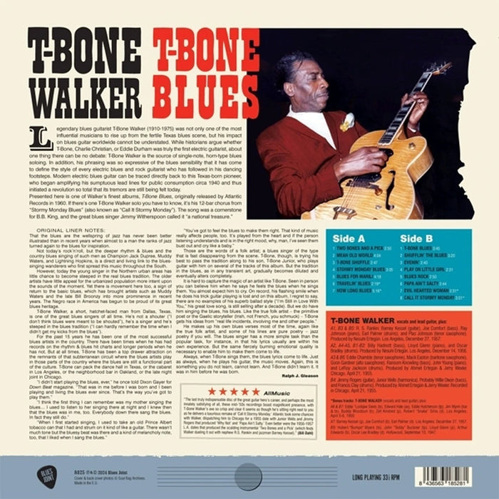 T-Bone Walker – T-Bone Blues LP vinyl record, image 3 of 3
