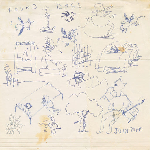 John Prine – Found Dogs LP vinyl record, image 1 of 2