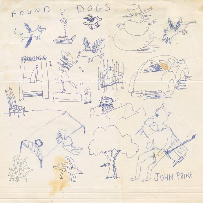 John Prine – Found Dogs LP vinyl record, image 1 of 2
