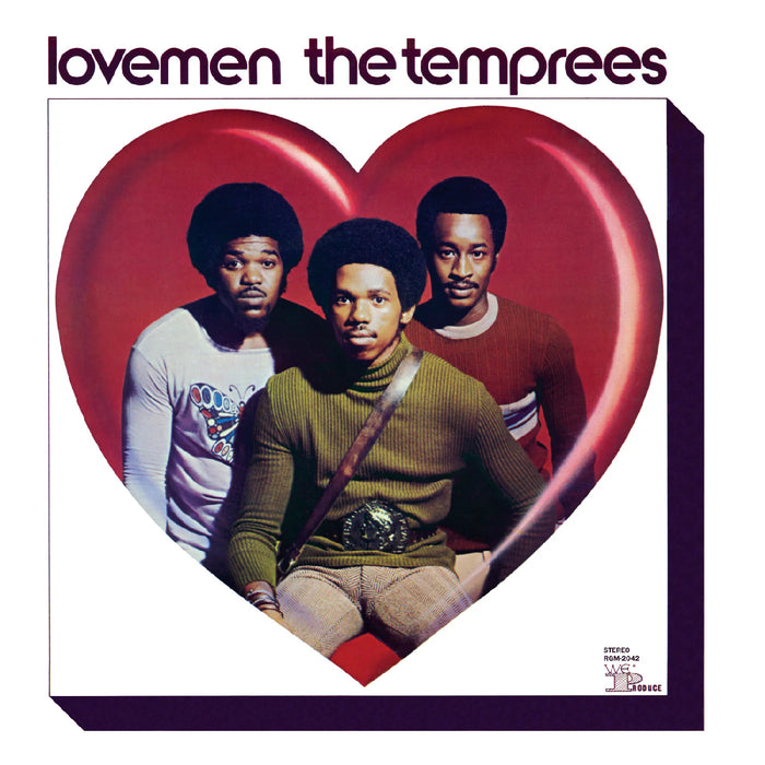 The Temprees – Lovemen (Valentine Red Pet Plastic Vinyl) - Image 1