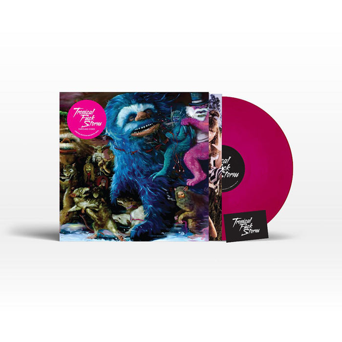 Tropical Fuck Storm – Fairyland Codex (Magenta coloured vinyl) LP vinyl record, image 3 of 3
