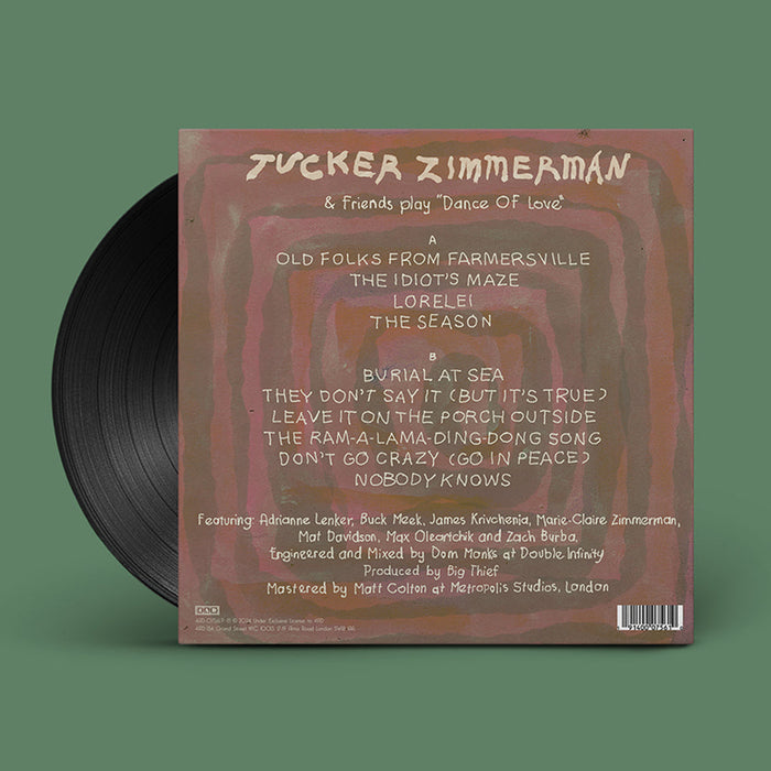 Tucker Zimmerman – Dance Of Love LP vinyl record, image 4 of 4