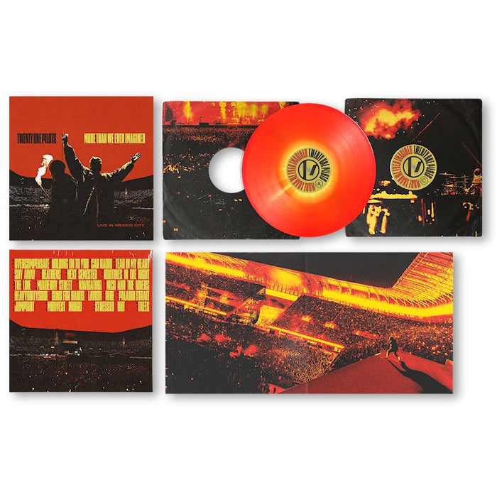Twenty One Pilots – More Than We Ever Imagined (Live In Mexico City) (2xLP, Red & Yellow Vinyl) LP vinyl record, image 3 of 3