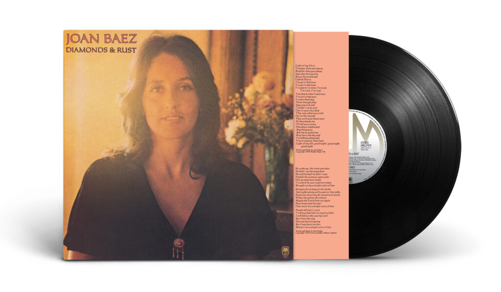 Joan Baez – Diamonds & Rust LP vinyl record, image 2 of 2