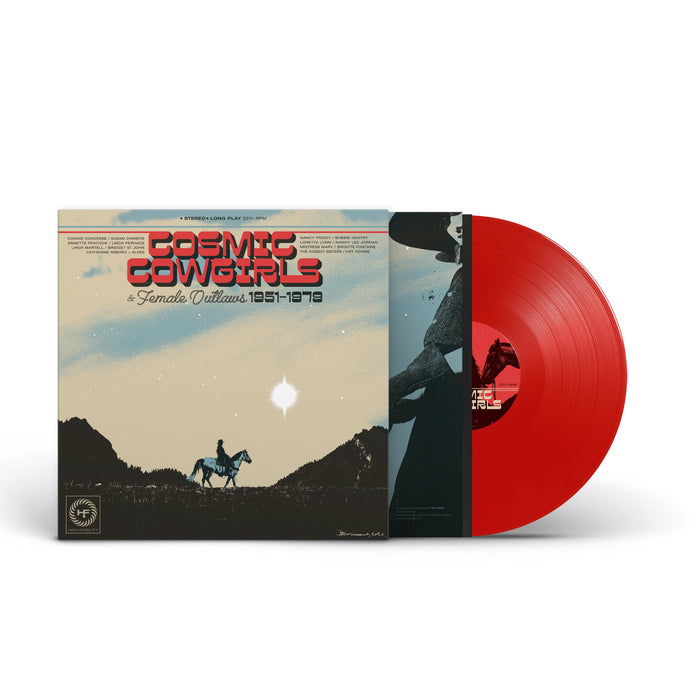 Cosmic Cowgirls & Female Outlaws 1951 – 1979 / Var (Red Vinyl) LP vinyl record, image 2 of 2