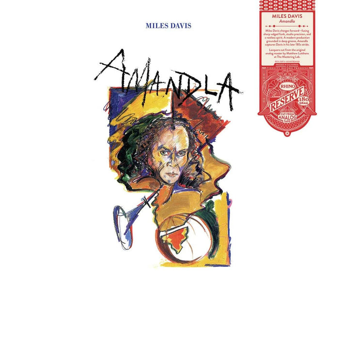 Miles Davis - Amandla (Rhino Reserve) LP vinyl record, image 2 of 2