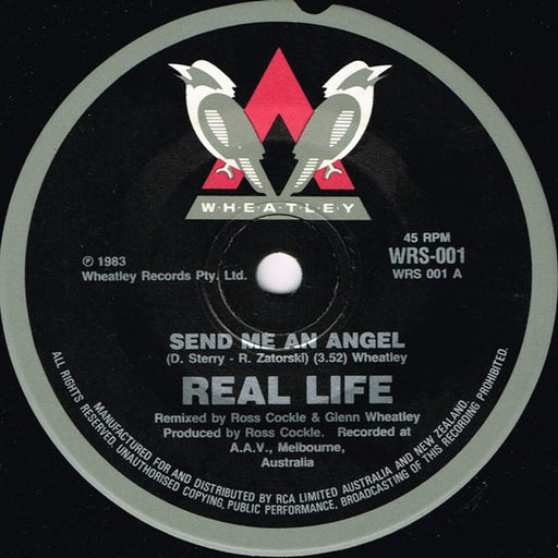 Real Life – Send Me An Angel (LP, Vinyl Record Album)