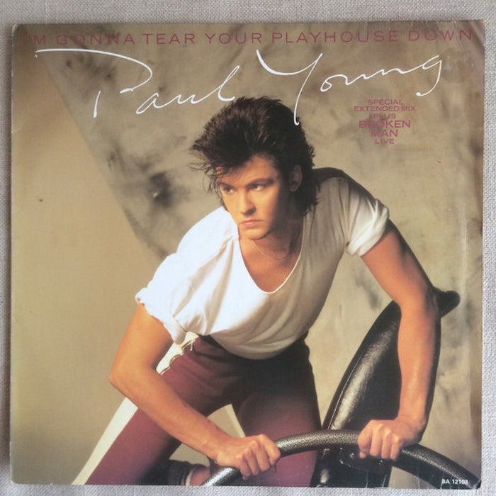 Paul Young – I'm Gonna Tear Your Playhouse Down (Special Extended Mix) (LP, Vinyl Record Album)