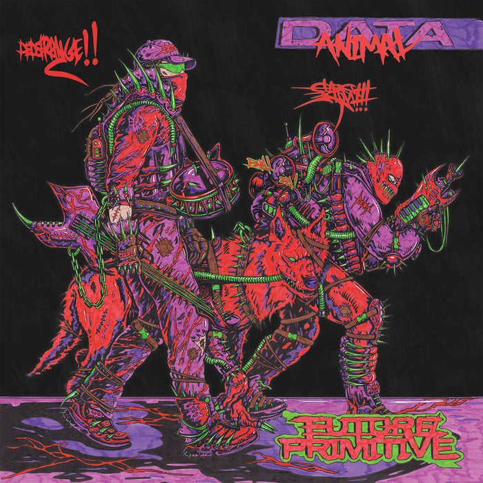 Data Animal – Future Primitive (Red vinyl) LP vinyl record, image 1 of 2