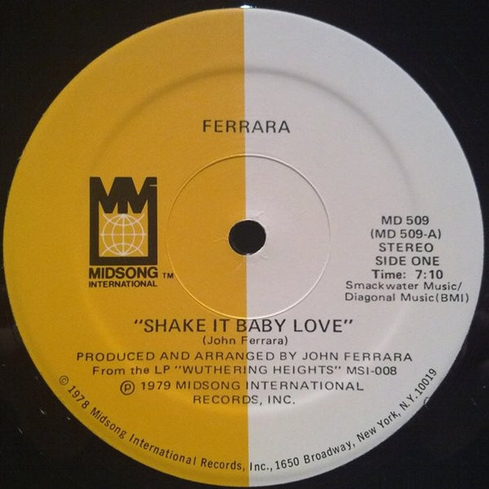 Ferrara – Shake It Baby Love (LP, Vinyl Record Album)