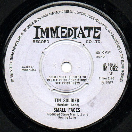Small Faces – Tin Soldier (LP, Vinyl Record Album)