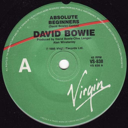 David Bowie – Absolute Beginners (LP, Vinyl Record Album)