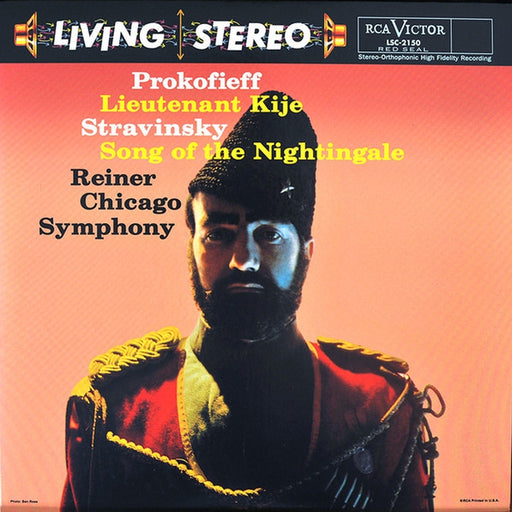 Sergei Prokofiev, Igor Stravinsky, Fritz Reiner, Chicago Symphony Orchestra – Lieutenant Kije / Song Of The Nightingale (LP, Vinyl Record Album)