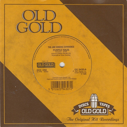 The Jimi Hendrix Experience – Purple Haze / The Wind Cries Mary (LP, Vinyl Record Album)