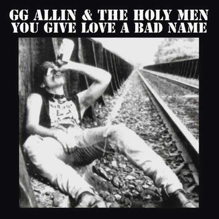 GG Allin & The Holy Men – You Give Love A Bad Name (LP, Vinyl Record Album)
