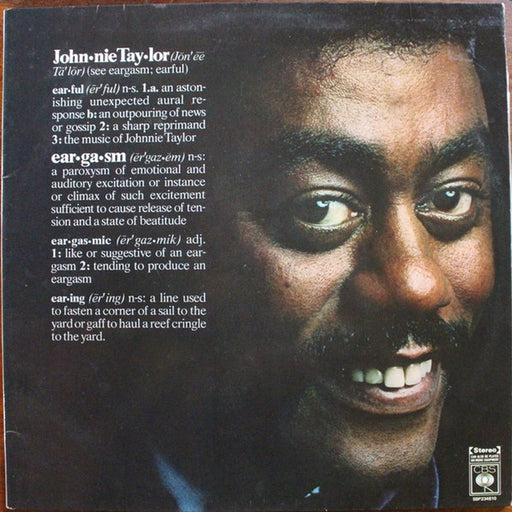 Johnnie Taylor – Eargasm (LP, Vinyl Record Album)